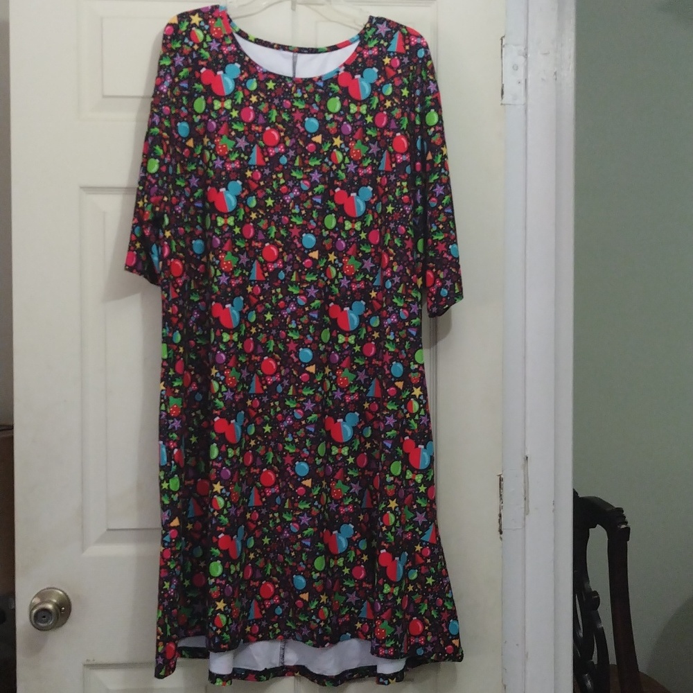 Lost Princess Apparel Disney Merry Christmas swing dress with pockets size 4xl